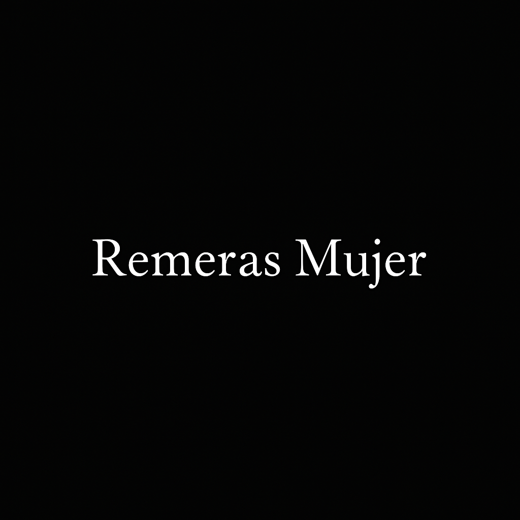 Remeras mujer